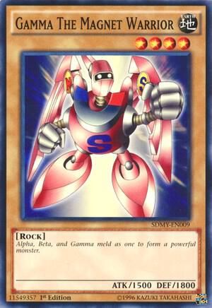 Gamma The Magnet Warrior - Structure Deck: Yugi Muto YuGiOh trading card