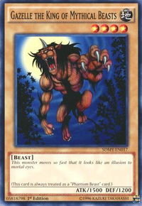 Gazelle the King of Mythical Beasts - Structure Deck: Yugi Muto (SDMY) #SDMY-EN017 - Common / Short Print YuGiOh Trading Card