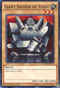 Giant Soldier of Stone - Structure Deck: Yugi Muto (SDMY) #SDMY-EN019 - Common / Short Print YuGiOh Trading Card