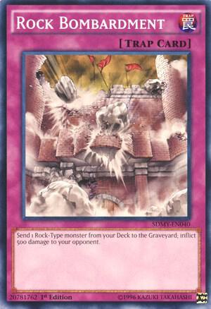 Rock Bombardment - Structure Deck: Yugi Muto YuGiOh trading card