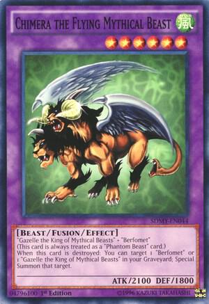 Chimera the Flying Mythical Beast - Structure Deck: Yugi Muto YuGiOh trading card