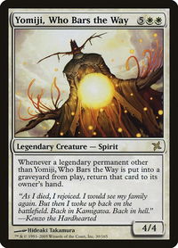 Yomiji, Who Bars the Way - Betrayers of Kamigawa (BOK) #30 - Rare Magic: The Gathering Trading Card
