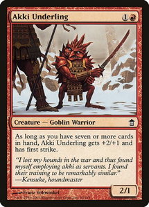 Akki Underling - Saviors of Kamigawa (SOK) #93 - Common Magic: The Gathering Trading Card