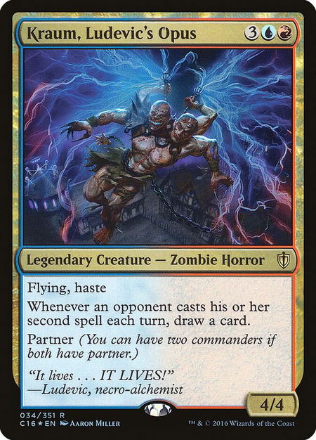 Kraum, Ludevic's Opus - Commander 2016 Magic: The Gathering trading card