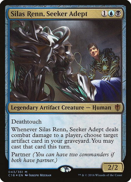 Silas Renn, Seeker Adept - Commander 2016 Magic: The Gathering trading card