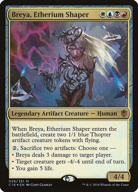 Breya, Etherium Shaper - Commander 2016 Magic: The Gathering trading card