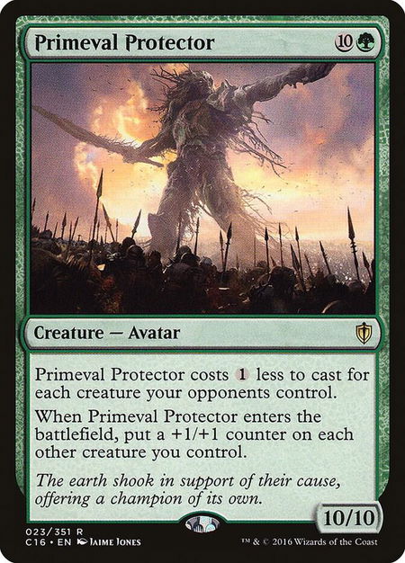 Primeval Protector - Commander 2016 Magic: The Gathering trading card