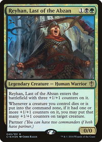 Reyhan, Last of the Abzan - Commander 2016 (C16) #40 - Rare Magic: The Gathering Trading Card