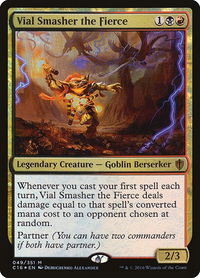 Vial Smasher the Fierce - Commander 2016 (C16) #49 - Mythic Magic: The Gathering Trading Card