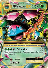 M Venusaur EX - XY - Evolutions (EVO) #2/108 - Ultra Rare Pokémon Trading Card