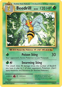 Beedrill - XY - Evolutions (EVO) #7/108 - Rare Pokémon Trading Card