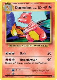 Charmeleon - XY - Evolutions (EVO) #10/108 - Uncommon Pokémon Trading Card
