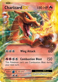 Charizard EX - XY - Evolutions (EVO) #12/108 - Ultra Rare Pokémon Trading Card