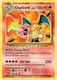 Charizard - XY - Evolutions (EVO) #11/108 - Holo Rare Pokémon Trading Card
