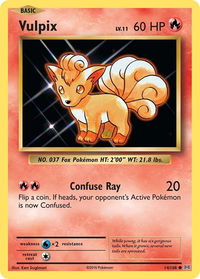 Vulpix - XY - Evolutions (EVO) #14/108 - Common Pokémon Trading Card