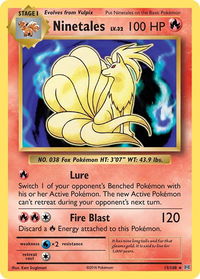 Ninetales - XY - Evolutions (EVO) #15/108 - Holo Rare Pokémon Trading Card