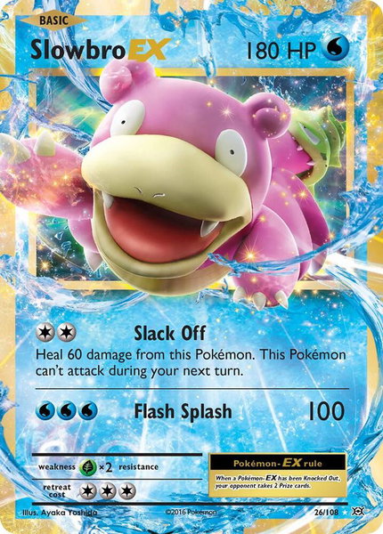Slowbro EX - XY - Evolutions Pokémon trading card