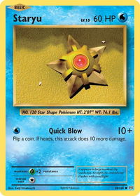 Staryu - XY - Evolutions (EVO) #30/108 - Common Pokémon Trading Card