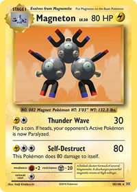 Magneton - XY - Evolutions (EVO) #38/108 - Holo Rare Pokémon Trading Card