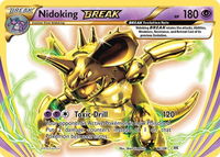 Nidoking BREAK - XY - Evolutions (EVO) #46/108 - Rare BREAK Pokémon Trading Card