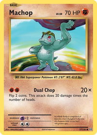 Machop - XY - Evolutions (EVO) #57/108 - Common Pokémon Trading Card