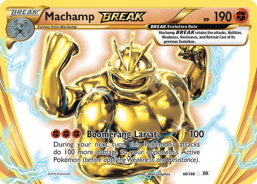Machamp BREAK - XY - Evolutions Pokémon trading card
