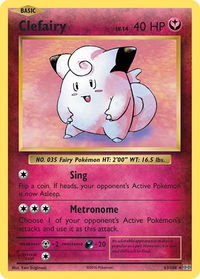 Clefairy - XY - Evolutions (EVO) #63/108 - Holo Rare Pokémon Trading Card