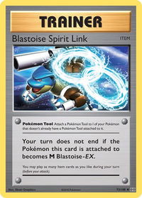 Blastoise Spirit Link - XY - Evolutions (EVO) #73/108 - Uncommon Pokémon Trading Card