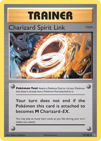 Charizard Spirit Link - XY - Evolutions (EVO) #75/108 - Uncommon Pokémon Trading Card