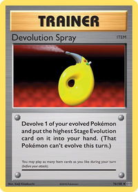 Devolution Spray - XY - Evolutions (EVO) #76/108 - Uncommon Pokémon Trading Card