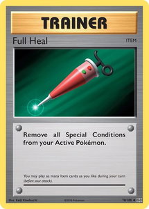 Full Heal - XY - Evolutions (EVO) #78/108 - Uncommon Pokémon Trading Card