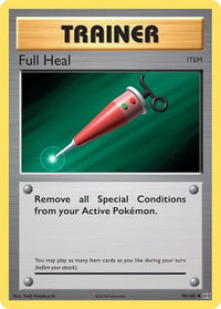Full Heal - XY - Evolutions (EVO) #78/108 - Uncommon Pokémon Trading Card