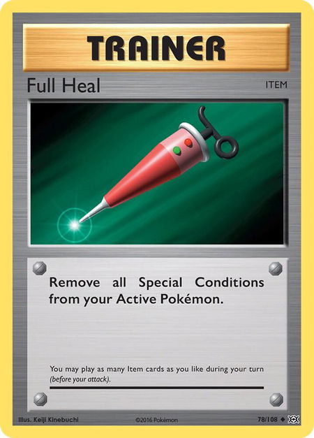 Full Heal - XY - Evolutions Pokémon trading card