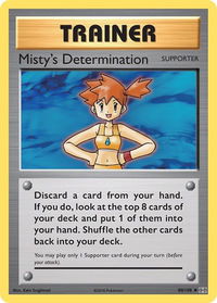 Misty's Determination - XY - Evolutions (EVO) #80/108 - Uncommon Pokémon Trading Card