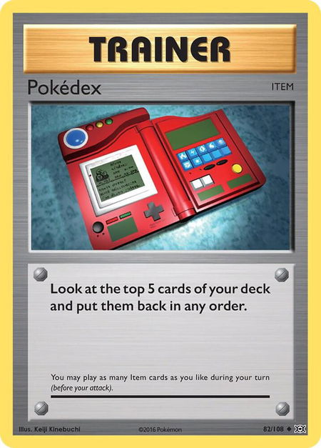 Pokedex - XY - Evolutions Pokémon trading card