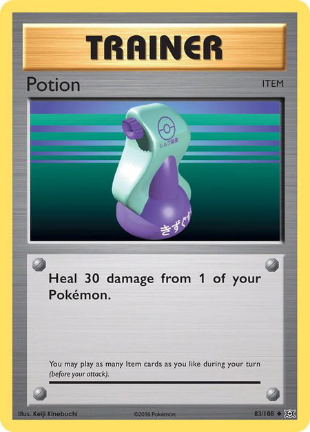 Potion - XY - Evolutions Pokémon trading card