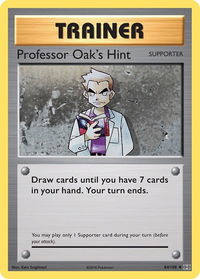 Professor Oak's Hint - XY - Evolutions (EVO) #84/108 - Uncommon Pokémon Trading Card