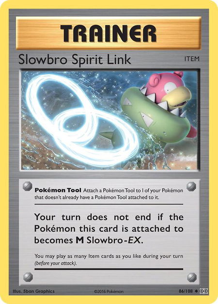 Slowbro Spirit Link - XY - Evolutions Pokémon trading card