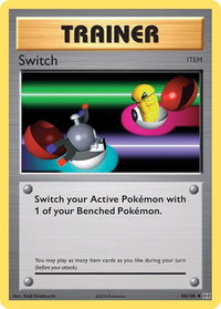 Switch - XY - Evolutions (EVO) #88/108 - Uncommon Pokémon Trading Card
