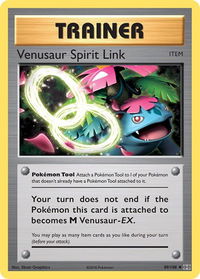 Venusaur Spirit Link - XY - Evolutions (EVO) #89/108 - Uncommon Pokémon Trading Card