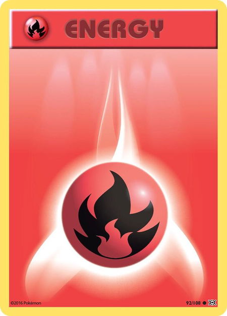Fire Energy - XY - Evolutions Pokémon trading card