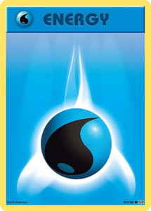 Water Energy - XY - Evolutions (EVO) #93/108 - Common Pokémon Trading Card