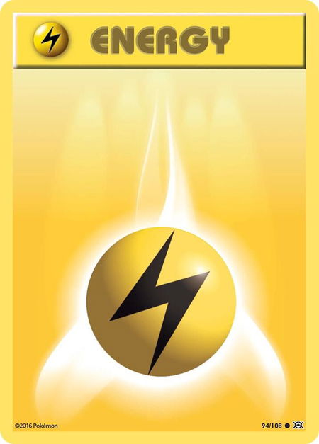Lightning Energy - XY - Evolutions Pokémon trading card
