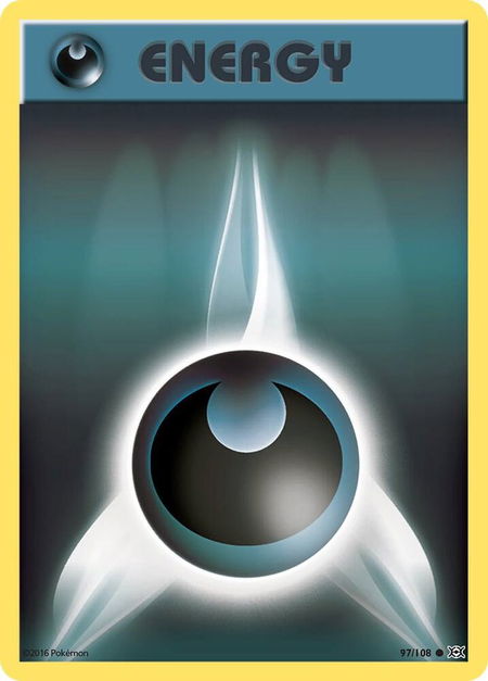 Darkness Energy - XY - Evolutions Pokémon trading card