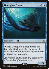 Deepglow Skate - Commander 2016 (C16) #7 - Rare Magic: The Gathering Trading Card