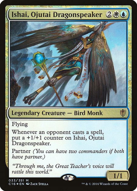 Ishai, Ojutai Dragonspeaker - Commander 2016 Magic: The Gathering trading card