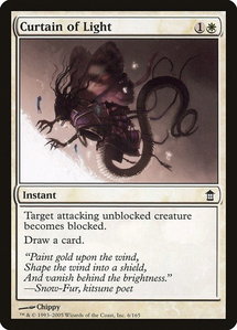 Curtain of Light - Saviors of Kamigawa (SOK) #6 - Common Magic: The Gathering Trading Card