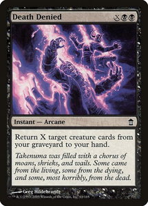 Death Denied - Saviors of Kamigawa (SOK) #63 - Common Magic: The Gathering Trading Card