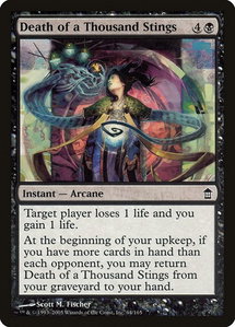 Death of a Thousand Stings - Saviors of Kamigawa (SOK) #64 - Common Magic: The Gathering Trading Card