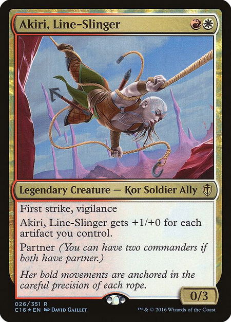 Akiri, Line-Slinger - Commander 2016 Magic: The Gathering trading card